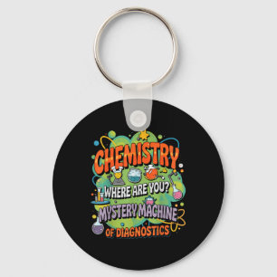 Chemie Lab Week 2025 Mysterie Machine van Diagnose Sleutelhanger