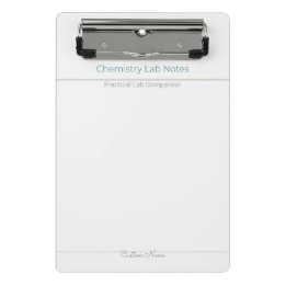 Chemie Labnotities – Aangepaste Naam Mini Klembord