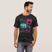 Chemie laboratorium onderzoek chemist wetenschap t-shirt (Voorkant volledig)