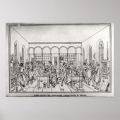 Chemie laboratorium van Baron Justus von Liebig Poster (Voorkant)