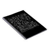 Chemie Laboratory Equipment Science Notitieboek (Rechterzijde)