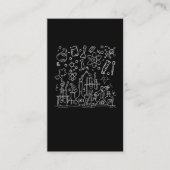 Chemie Laboratory Equipment Science Visitekaartje (Voorkant)