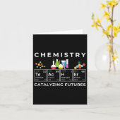 Chemie Leraar Katalysator Educator Periodiek Tabel Kaart (Gele Bloem)