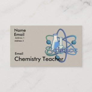 Chemie Leraar Motto Visitekaartje