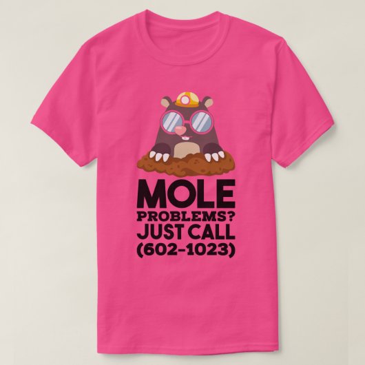 Chemie Mol problemen T-shirt (Design voorkant)