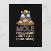 Chemie - Mole problemen Briefkaart (Voorkant)