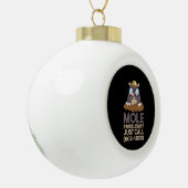 Chemie - Mole problemen Keramische Bal Ornament (Links)
