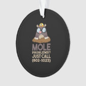 Chemie - Mole problemen Ornament (voorkant)