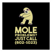 Chemie - Mole problemen Perfect Poster (Voorkant)