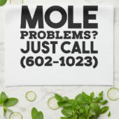 Chemie - Mole problemen Theedoek (Gevouwen)