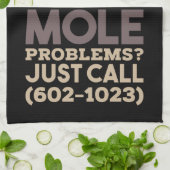 Chemie - Mole problemen Theedoek (Gevouwen)