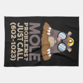 Chemie - Mole problemen Theedoek (Horizontaal)