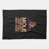 Chemie - Mole problemen Theedoek (Horizontaal)