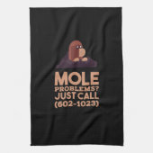 Chemie - Mole problemen Theedoek (Verticaal)