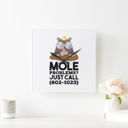 Chemie - Mole problemen Vierkante Klok (Huis)