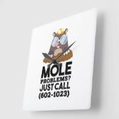 Chemie - Mole problemen Vierkante Klok (Hoek)