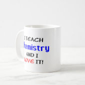 chemie onderricht & liefde koffiemok (Voorkant links)