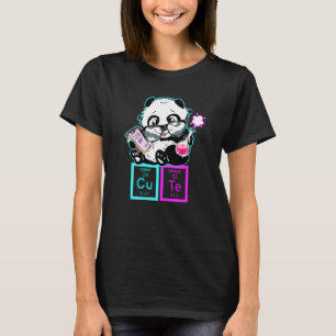 Chemie Panda Beer Cu Te Periodiek Tafel Chemist T-shirt