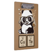 Chemie panda ontdekte schattig klembord (Rechts)