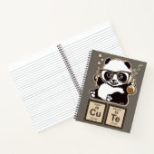 Chemie panda ontdekte schattig notitieboek (Binnen)