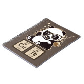 Chemie panda ontdekte schattig notitieboek (Linkerzijde)