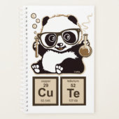 Chemie panda ontdekte schattig planner (Voorkant)