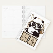Chemie panda ontdekte schattig planner (Display)