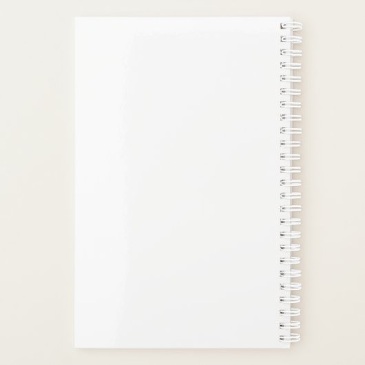 Chemie panda ontdekte schattig planner (Achterkant)