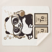 Chemie panda ontdekte schattig sherpa deken (Voorkant (horizontaal))