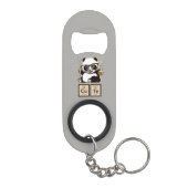 Chemie panda ontdekte schattig sleutelhanger flessenopener (Achterkant)