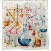 Chemie Papier Douchegordijn (Voorkant)