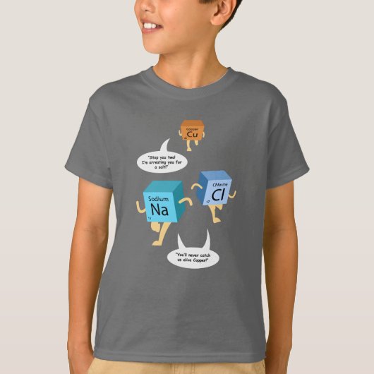 Chemie Periodic Table Elements Science Gag T-shirt (Voorkant)