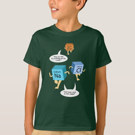 Chemie Periodic Table Elements Science Gag T-shirt (Voorkant)