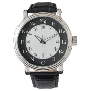 Chemie Periodic Table Elements Watch Horloge