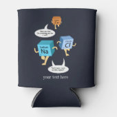 Chemie Periodieke Tabelelementen Aangepast leraar Blikjeskoeler (Voorkant)