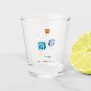 Chemie Periodieke Tabelelementen Aangepast leraar Shot Glas