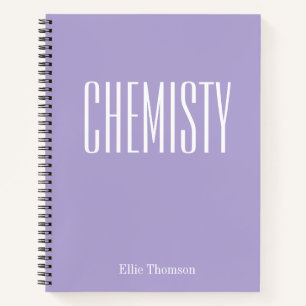 Chemie Persoonlijk schoolgrafiekpapier paars Notitieboek