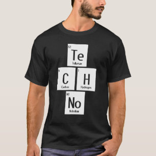 Chemie Rave Muziek Hard Techno Raver Dark Techno T-shirt