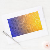 Chemie Rechthoekige Sticker (Envelop)