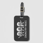 Chemie Rocks Science Rockband Bagagelabel (Voorkant (verticaal))