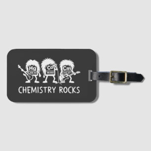 Chemie Rocks Science Rockband Bagagelabel