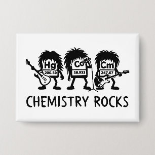 Chemie Rocks Science Rockband Button