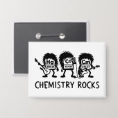 Chemie Rocks Science Rockband Button (Voorkant / Achterkant)