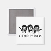 Chemie Rocks Science Rockband Magneet (Voorkant / Achterkant)