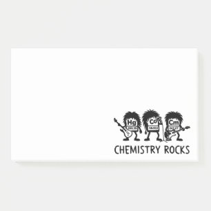 Chemie Rocks Science Rockband Post-it® Notes