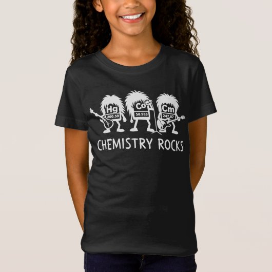 Chemie Rocks Science Rockband T-shirt (Voorkant)