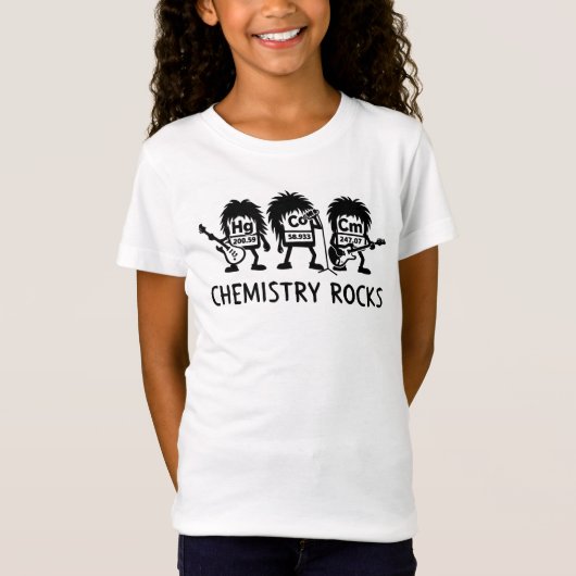 Chemie Rocks Science Rockband T-shirt (Voorkant)