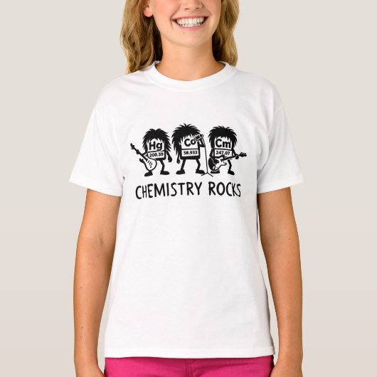 Chemie Rocks Science Rockband T-shirt (Voorkant)