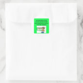 chemie ronde sticker (Tas)