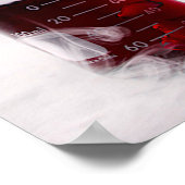 Chemie Rood Baker Vloeibaar, rookachtig Poster (Hoek)